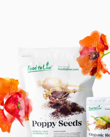 Food to Live: organic food packaging design