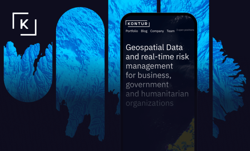 Rebranding and website of dataset platform Kontur 