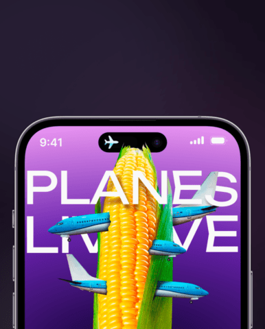 Mobile App Redesign Planes Live