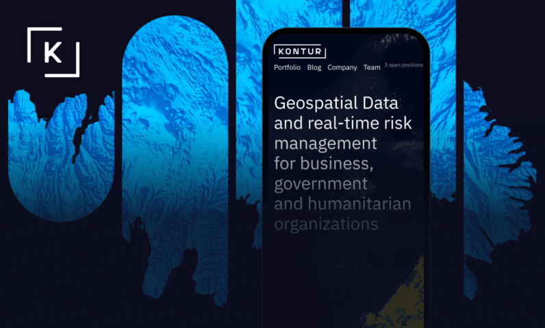 Rebranding and website of dataset platform Kontur 