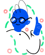 Фирменный персонаж OneSoil, иллюстрация для сайта