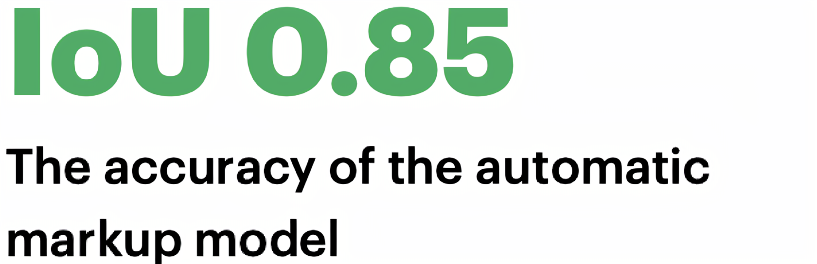 Точность автоматической разметки полей с помощью платформы OneSoil IoU 0,85.